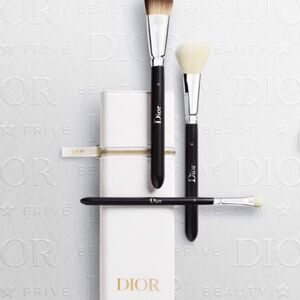 NEW DIOR Brush set of 3 with case